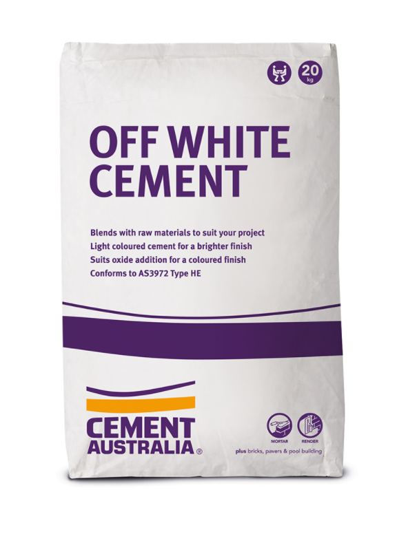 Off White Cement Bag 20kg - Garden Gear